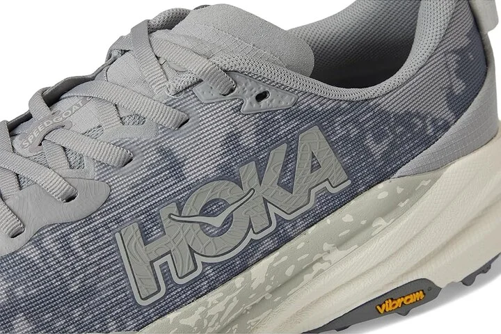 Hoka Speedgoat 6 Men's Shoes Alabaster : 13 D - Medium, Synthetic/Textile - Image 7