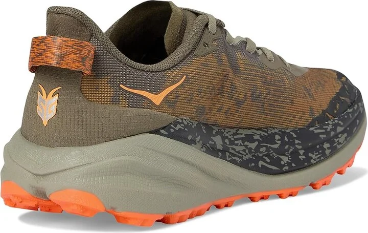 Hoka Speedgoat 6 Men's Shoes Antique Olive/Squash : 13 D - Medium, Synthetic/Textile - Image 4
