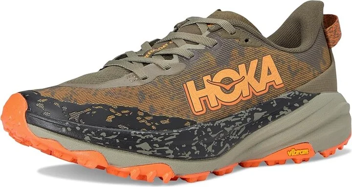 Hoka Speedgoat 6 Men's Shoes Antique Olive/Squash : 13 D - Medium, Synthetic/Textile - Image 5