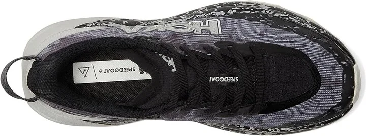 Hoka Speedgoat 6 Men's Shoes Black/Stardust : 9 D - Medium, Synthetic/Textile - Image 2
