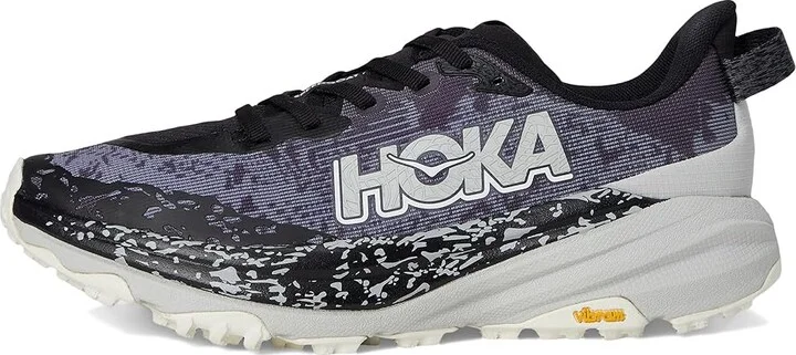 Hoka Speedgoat 6 Men's Shoes Black/Stardust : 9 D - Medium, Synthetic/Textile - Image 6