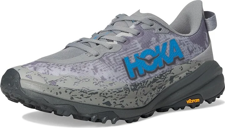 Hoka Speedgoat 6 Men's Shoes Galactic Grey/Hoka Blue : 12 D - Medium, Synthetic/Textile - Image 5