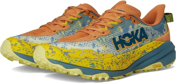 Hoka Speedgoat 6 Men's Shoes Mountain Fog : 9.5 D - Medium, Synthetic/Textile