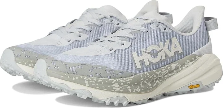 Hoka Speedgoat 6 Women's Shoes Alabaster : 7 B - Medium, Synthetic/Textile