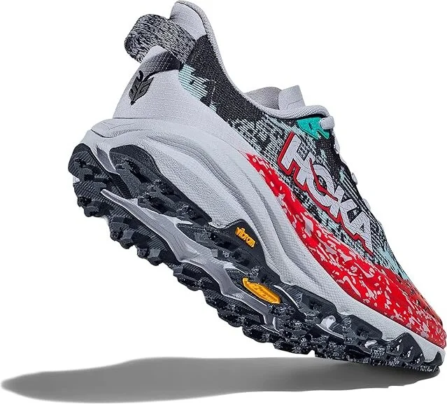 Hoka Speedgoat 6 Women's Shoes Gull/Stormy Skies : 6.5 B - Medium, Synthetic/Textile - Image 4