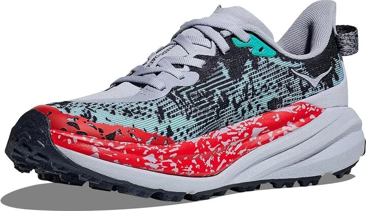 Hoka Speedgoat 6 Women's Shoes Gull/Stormy Skies : 6.5 B - Medium, Synthetic/Textile - Image 5