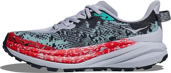 Hoka Speedgoat 6 Women's Shoes Gull/Stormy Skies : 6.5 B - Medium, Synthetic/Textile - Image 6