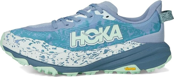 Hoka Speedgoat 6 Women's Shoes Moonlight/Thunder Cloud : 5.5 B - Medium, Synthetic/Textile - Image 6