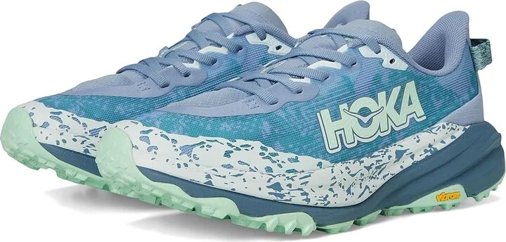Hoka Speedgoat 6 Women's Shoes Moonlight/Thunder Cloud : 5.5 B - Medium, Synthetic/Textile