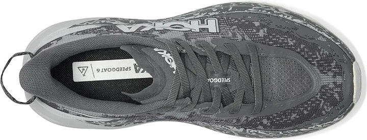 Hoka Speedgoat 6 Women's Shoes Satellite Grey/Stardust : 8 B - Medium, Synthetic/Textile - Image 2
