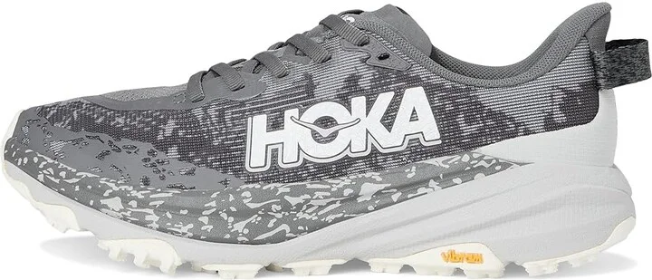 Hoka Speedgoat 6 Women's Shoes Satellite Grey/Stardust : 8 B - Medium, Synthetic/Textile - Image 6