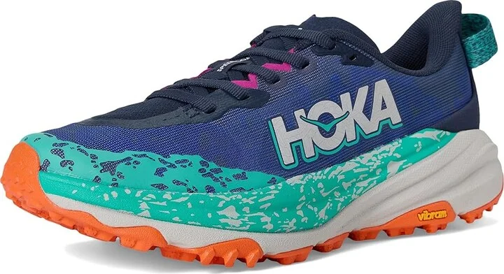 Hoka Speedgoat 6 Women's Shoes Varsity Navy/Meteor : 5 B - Medium, Synthetic/Textile - Image 5