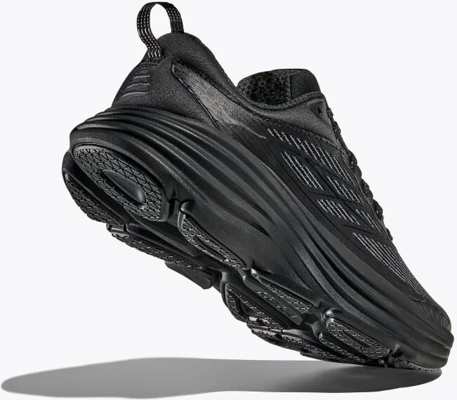 HOKA Stealth/Tech Bondi 8 Caged Shoes in Black/Black - Image 4
