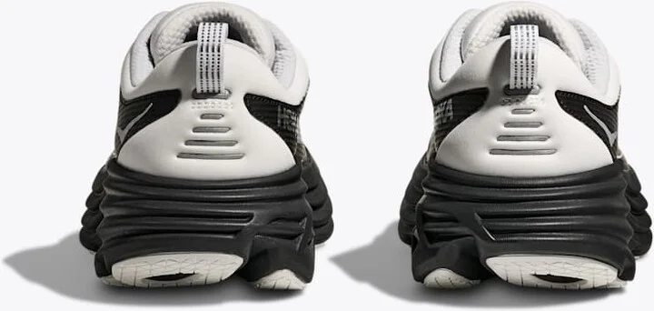 HOKA Stealth/Tech Bondi 8 Caged Shoes in Frost/Black - Image 5