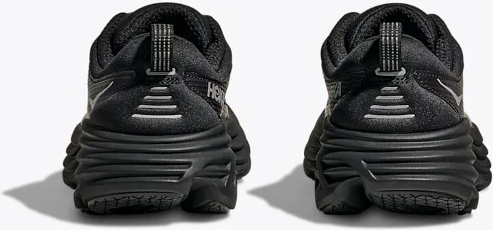 HOKA Stealth/Tech Bondi 8 Caged Shoes in Midnight Blue/Black - Image 5