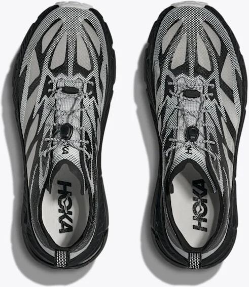 HOKA Stealth/Tech Mafate Speed 4 Lite Shoes in Black/White - Image 2