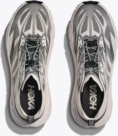 HOKA Stealth/Tech Mafate Speed 4 Lite Shoes in White/Black - Image 2