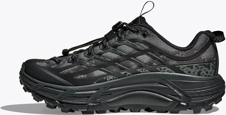 HOKA Stealth/Tech Mafate Three2 Shoes in Black/Carbon Black - Image 8