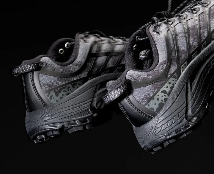 HOKA Stealth/Tech Mafate Three2 Shoes in Black/Carbon Black - Image 9