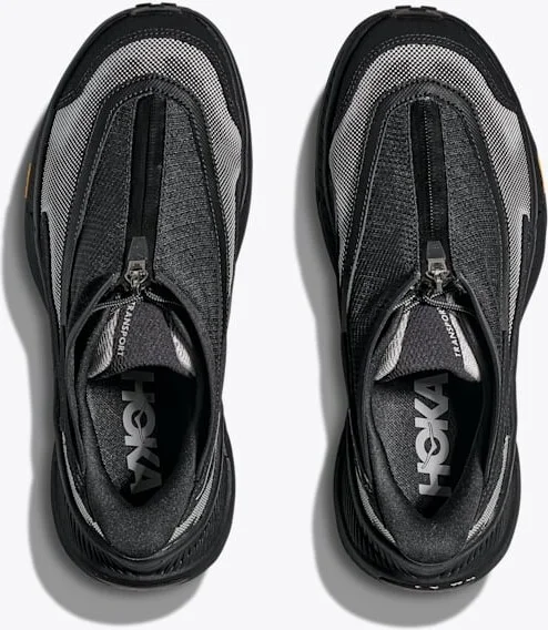 HOKA Stealth/Tech Project Transport Shoes in Black/White - Image 2