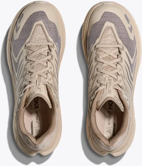 HOKA Stealth/Tech Tecton X 2 Shoes in Oatmeal/Oat Milk - Image 2