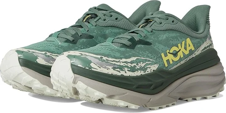 Hoka Stinson 7 Men's Shoes Fern/Cement : 7.5 D - Medium, Textile