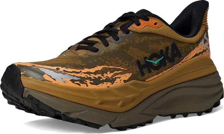 Hoka Stinson 7 Men's Shoes Honey/Antique Olive : 10.5 D - Medium, Textile - Image 5