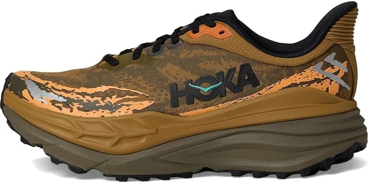 Hoka Stinson 7 Men's Shoes Honey/Antique Olive : 10.5 D - Medium, Textile - Image 6
