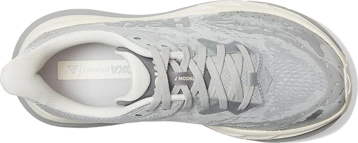 Hoka Stinson 7 Women's Shoes Alabaster : 8 B - Medium, Synthetic - Image 2