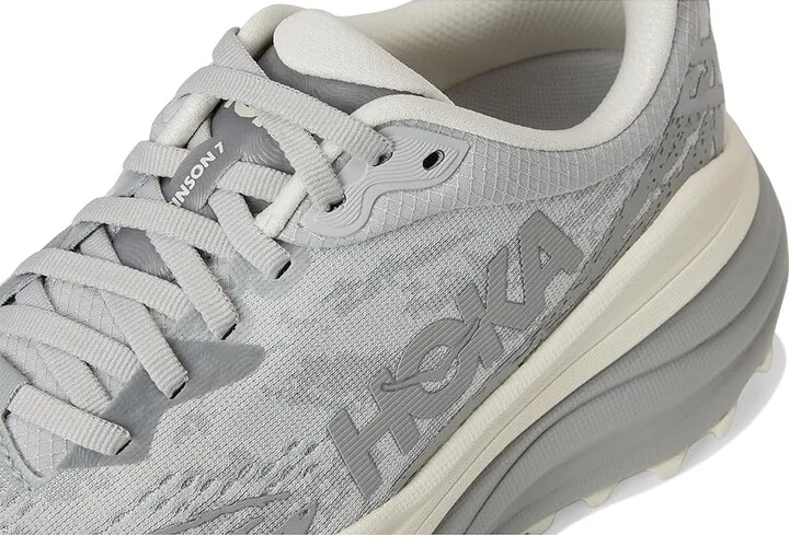 Hoka Stinson 7 Women's Shoes Alabaster : 8 B - Medium, Synthetic - Image 7