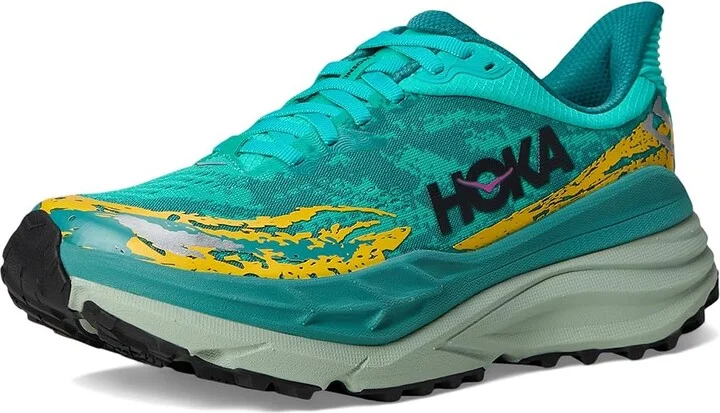 Hoka Stinson 7 Women's Shoes Electric Aqua/Oceanic : 7 B - Medium, Synthetic - Image 5