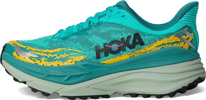 Hoka Stinson 7 Women's Shoes Electric Aqua/Oceanic : 7 B - Medium, Synthetic - Image 6