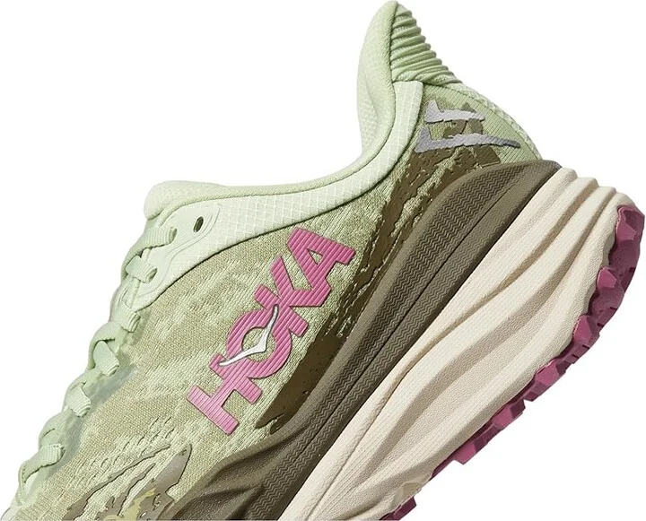 Hoka Stinson 7 Women's Shoes Seed Green/Beet Root : 5.5 B - Medium, Synthetic - Image 4