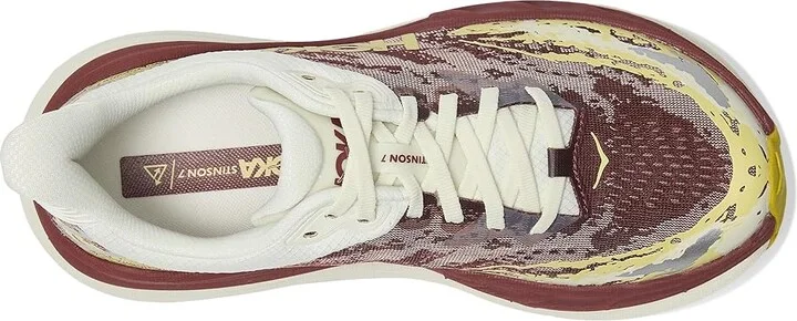 Hoka Stinson 7 Women's Shoes Truffle Salt/Dark Cedar : 9 B - Medium, Synthetic - Image 2