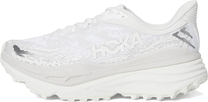 Hoka Stinson 7 Women's Shoes White/White : 6 B - Medium, Synthetic - Image 6