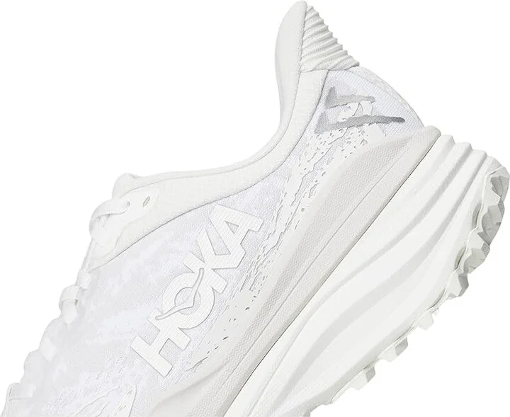 Hoka Stinson 7 Women's Shoes White/White : 6 B - Medium, Synthetic - Image 7
