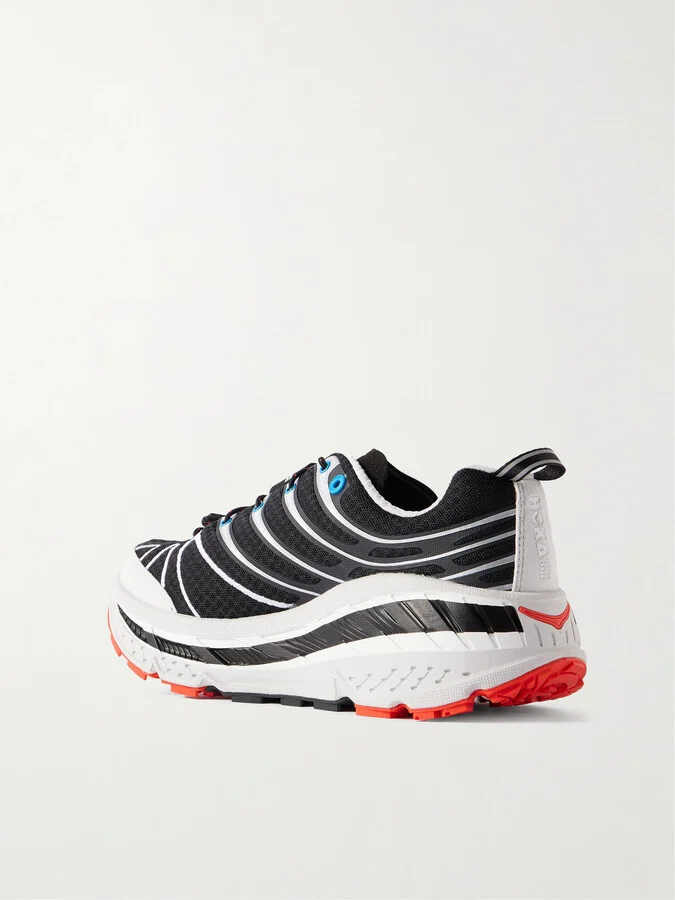 Hoka - Stinson Evo Og Rubber-trimmed Mesh Sneakers - Black - Image 3