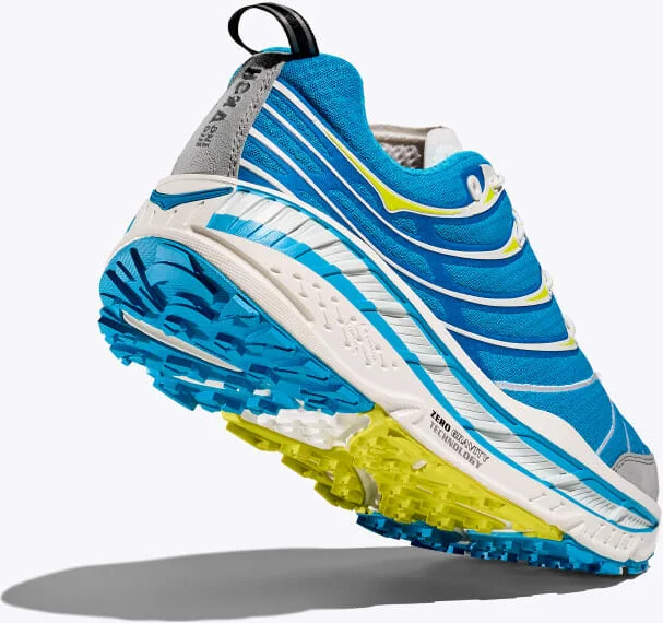 HOKA Stinson Evo OG Shoes in Skyward Blue/Hoka Citrus - Image 4