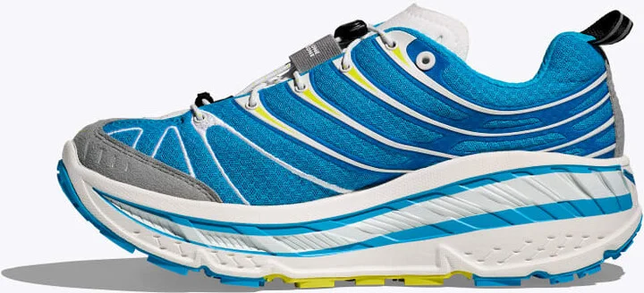 HOKA Stinson Evo OG Shoes in Skyward Blue/Hoka Citrus - Image 8