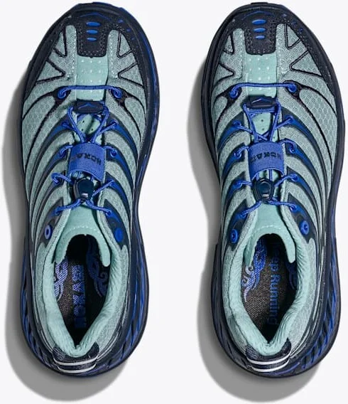 HOKA Stinson Evo OG Shoes in Varsity Navy/Sea Water - Image 2