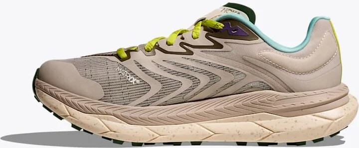 HOKA Tecton X 2 MAAP Shoes in Pumice Stone/Limeade - Image 8