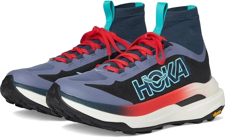 Hoka Tecton X 3 Women's Running Shoes Stormy Skies/Cerise : 10 B - Medium