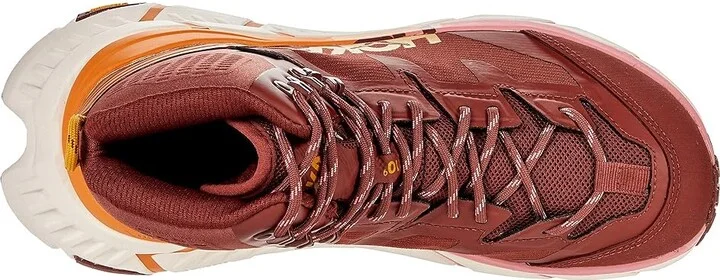 Hoka Tennine Hike GORE-TEX(r) Women's Shoes Cherry Mahogany/Strawberry Ice : 8.5 B - Medium, Textile - Image 2