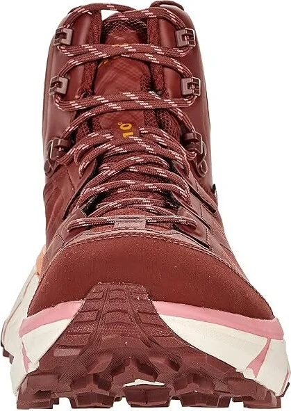 Hoka Tennine Hike GORE-TEX(r) Women's Shoes Cherry Mahogany/Strawberry Ice : 8.5 B - Medium, Textile - Image 5