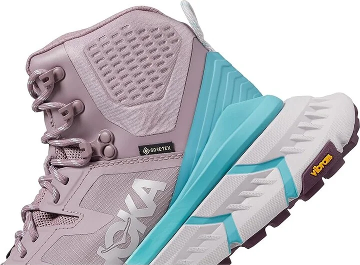 Hoka Tennine Hike GORE-TEX(r) Women's Shoes Elderberry/Coastal Shade : 6.5 B - Medium, Textile - Image 4