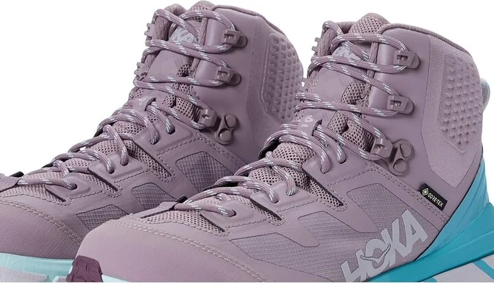 Hoka Tennine Hike GORE-TEX(r) Women's Shoes Elderberry/Coastal Shade : 6.5 B - Medium, Textile - Image 5