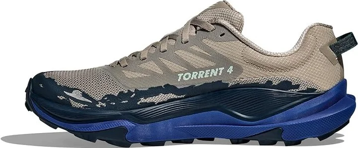 Hoka Torrent 4 Men's Running Shoes Farro/Ultramarine : 9 D - Medium, Canvas - Image 6