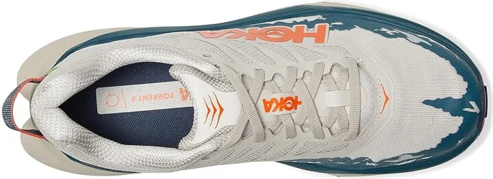Hoka Torrent 4 Men's Running Shoes Putty/Blue Twilight : 7.5 D - Medium, Canvas - Image 2
