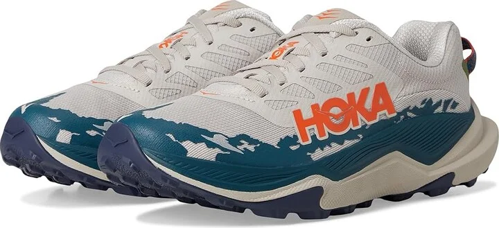 Hoka Torrent 4 Men's Running Shoes Putty/Blue Twilight : 7.5 D - Medium, Canvas