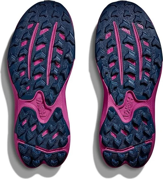 Hoka Torrent 4 Women's Running Shoes Drizzle/Fuchsia : 8.5 B - Medium, Canvas/Rubber - Image 3